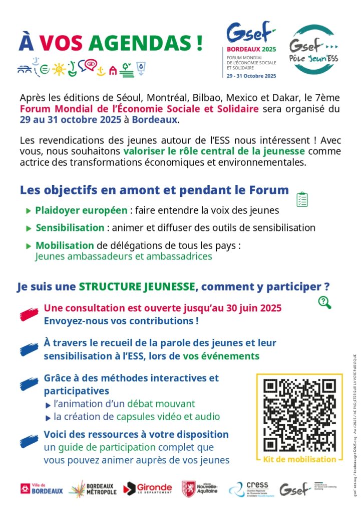 flyer QG de la Jeun'ESS 2
